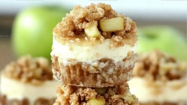 8541146 Apple Crisp Mini Cheesecakes Recipe