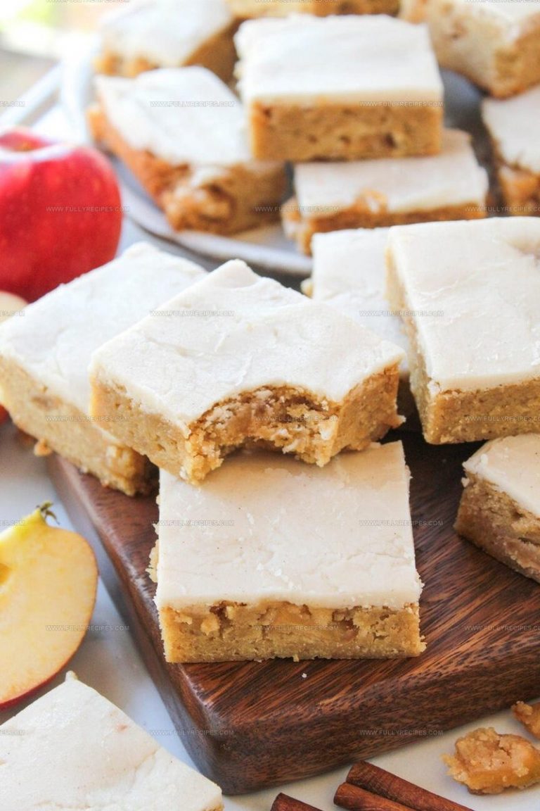 1781316 Sweet Apple Brownies with Maple Glaze Recipe